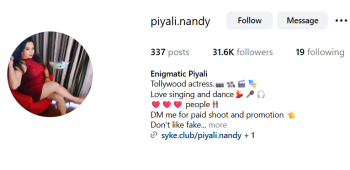 piyali nandy nude Live from her App